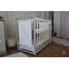 Ліжко дитяче Baby Comfort TEDDY біло-сіра з шухлядою та маятником Ліжко дитяче Baby Comfort TEDDY біло-сіра з шухлядою та маятником