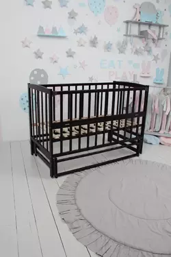 Ліжко дитяче Baby Comfort ЛД2 з маятником венге Ліжко дитяче Baby Comfort ЛД2 з маятником венге