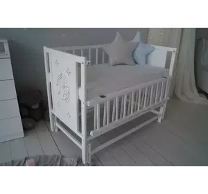 Ліжко дитяче Baby Comfort Матуся з маятником біла