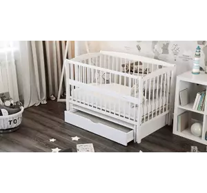 Ліжко дитяче Дубік-М Еліт біле з шухлядою Ліжко дитяче Дубік-М Еліт біле з шухлядою