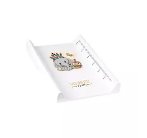 Пеленальний матрацик Tega Baby Wild West Дикий Захід Слоненя 70*50 см білий Пеленальний матрацик Tega Baby Wild West Дикий Захід Слоненя 70*50 см білий